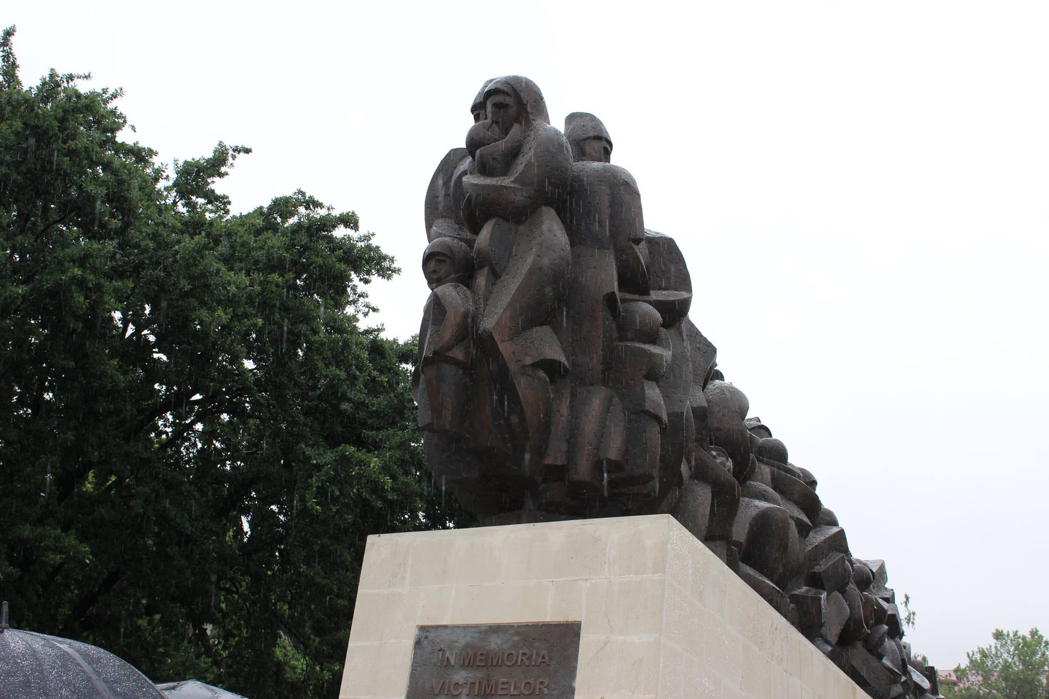 The monument in memory of the victims of the deportations of the communist regime „The Train of Pain”