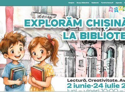Programul estival „Provocarea verii” 2026 la Biblioteca Municipală „B.P. Hasdeu”